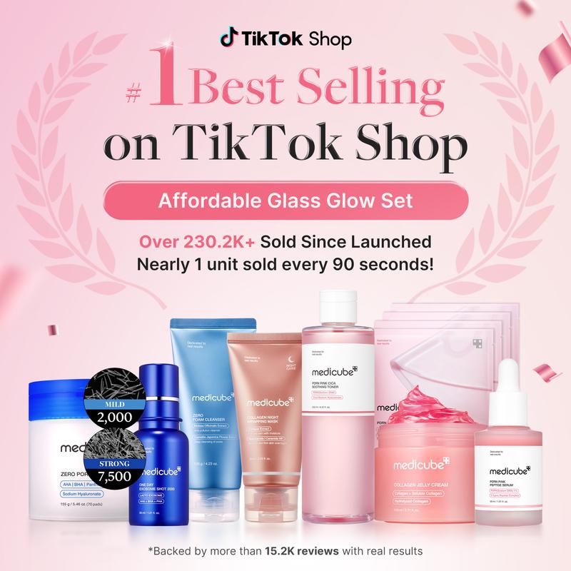 Affordable Glass Glow Skincare Set | Includes 8 products for Gentle Skin Glow Routine