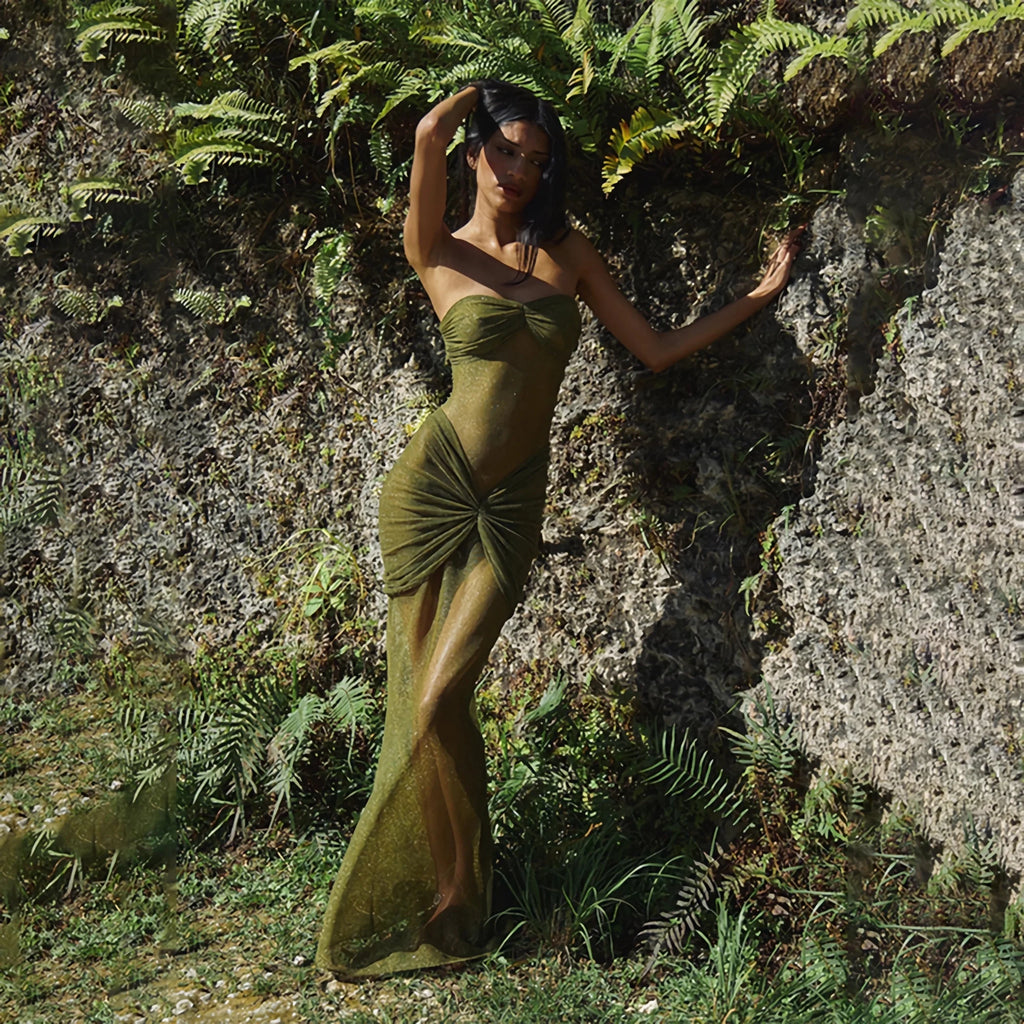 Long Dresses Women Elegant Shinny Sequins Evening Dress Female Sleeveless Backless Long Vestidos Lady Party Club Evening Robes