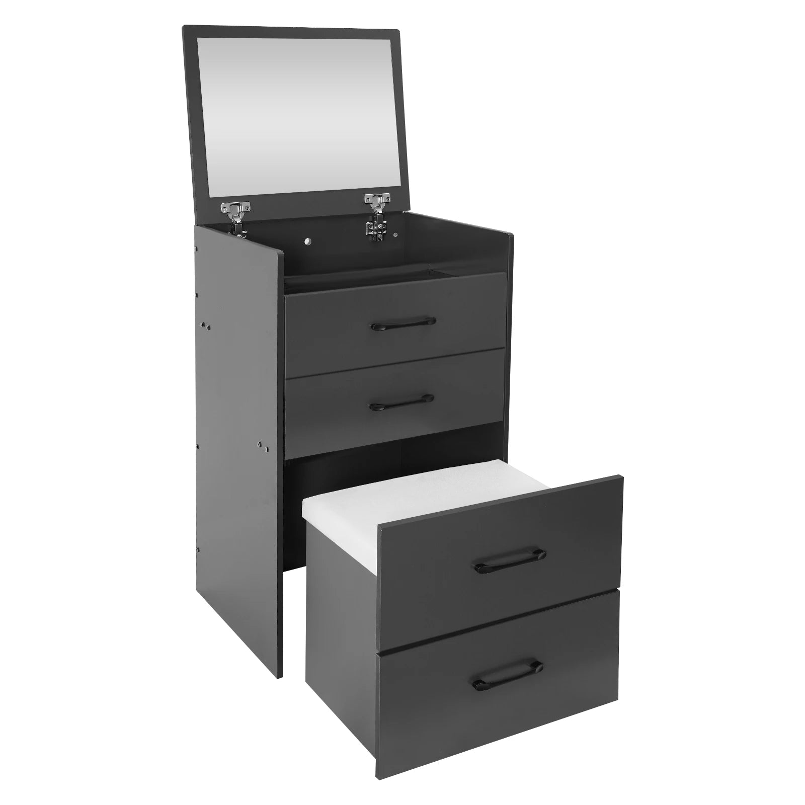 Makeup Desk With Mirror Compact Dressing Table Small Make Up Table For Home Bedrooms, Dressing Rooms 50*40*90cm