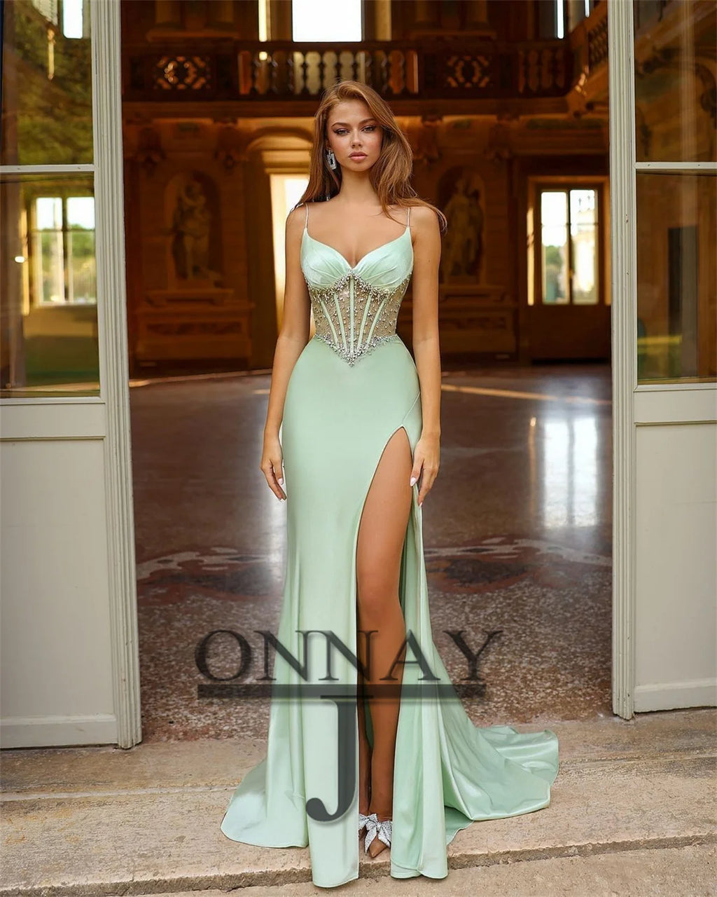 Customized Evening Dresses for Women Dubai Saudi Vestidos De Fiesta Bespoke Gown