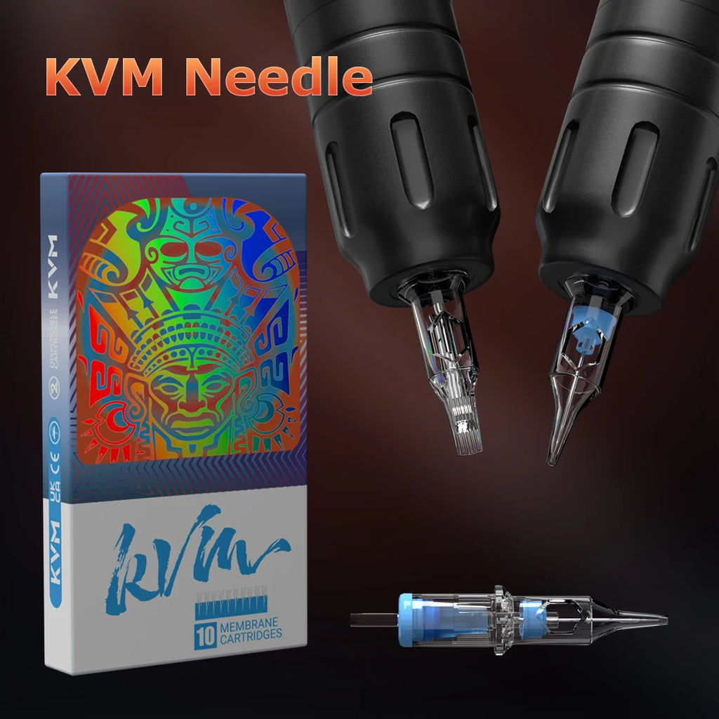 KVM Tattoo pen set rotate wireless Tattoo machine kit Tattoo Gun Kit For body permanent makeup tattoo machine  tattoo supplies